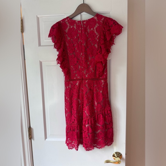 SAYLOR Red Helena Dress - Picture 2 of 2
